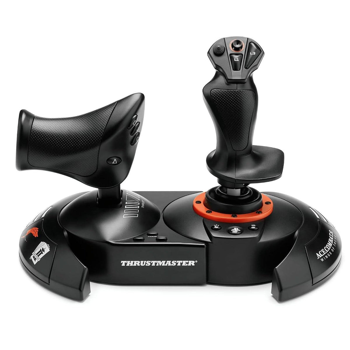 THRUSTMASTER T.FLIGHT HOTAS NEO-P ACE COMBAT 8 EDITION JOYSTICK AND THROTTLE QUADRANT FOR PC AND CONSOLE