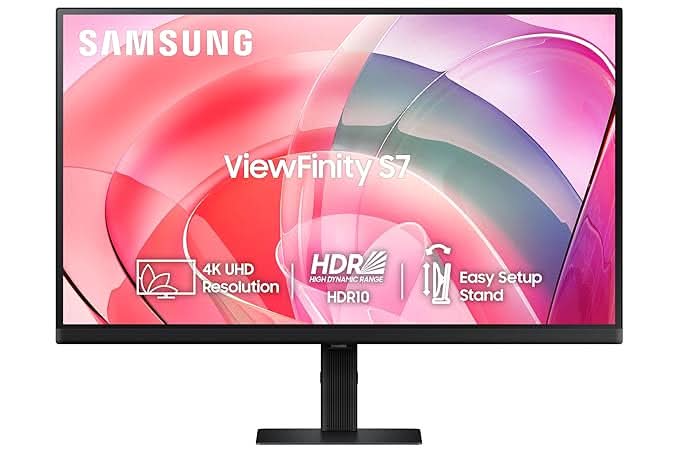 Samsung 27 Inch 4K UHD ViewFinity S7 Monitor LS27D700EAWXXL