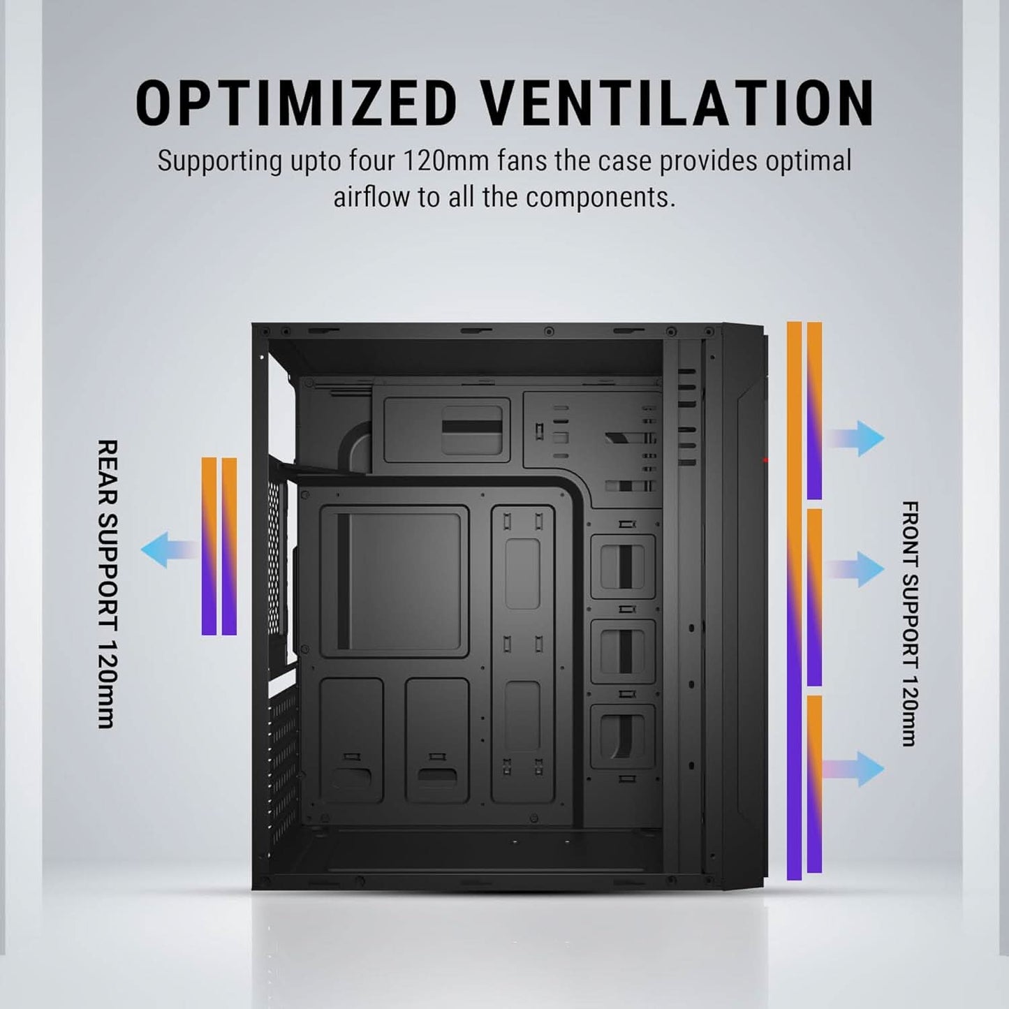 ANT ESPORTS SI27 (ATX) MID TOWER CABINET (BLACK)