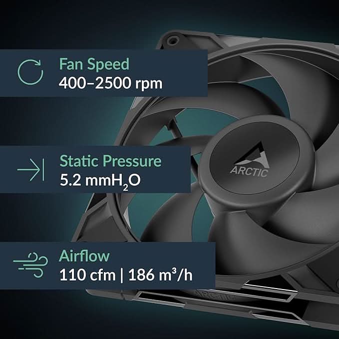 ARCTIC P14 Pro - Powerful Premium Fan, 140 mm PWM Fan