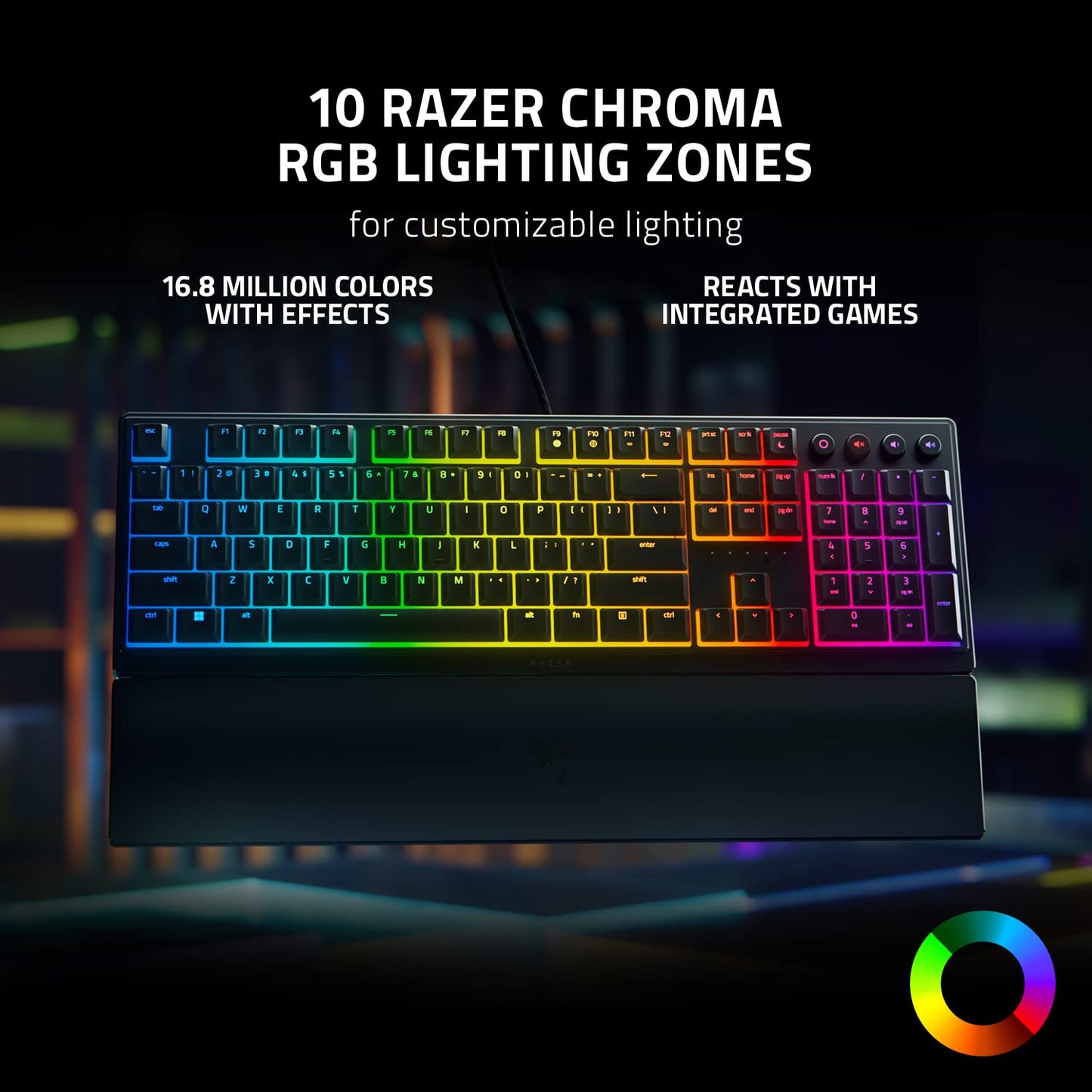 Razer Ornata V3 Gaming Keyboard With Mecha-Membrane Switches