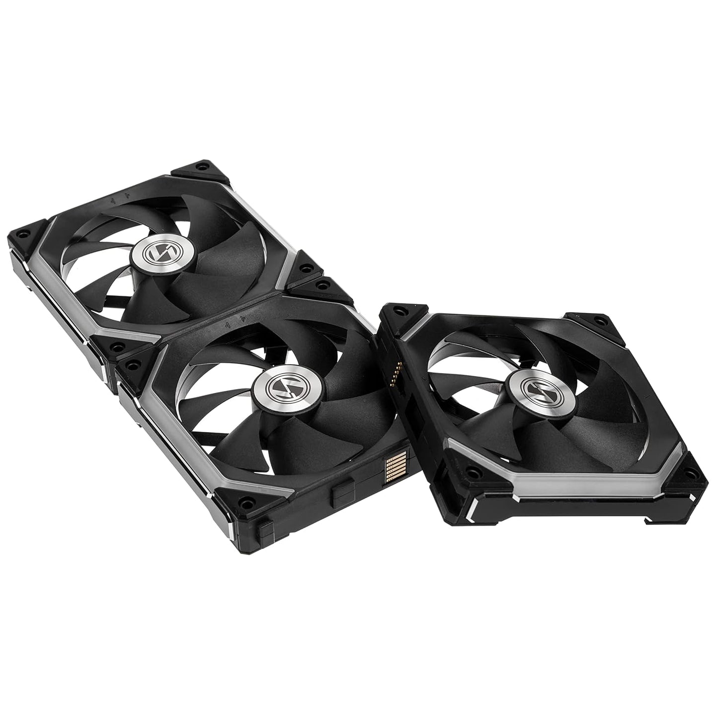 LIAN LI UNI FAN SL 120 3X120MM RGB CASE FAN/COOLER FOR PC - BLACK G99.12SL1W3B.IN