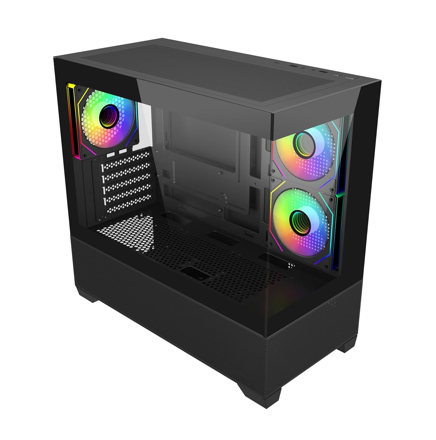 COOLER MASTER ELITE 490 COMPUTER CASE ARGB BLACK
