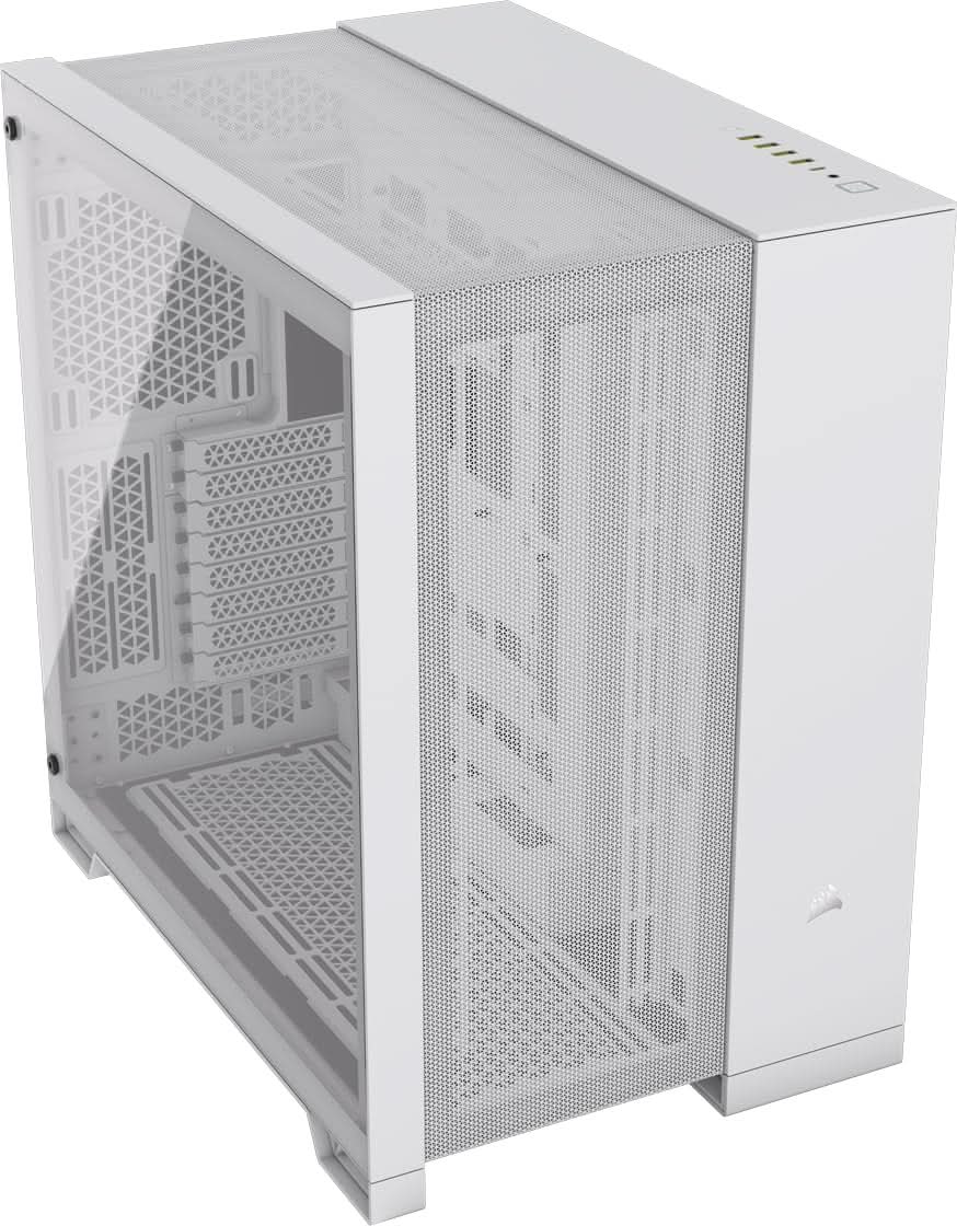 CORSAIR 6500D AIRFLOW TEMPERED GLASS SUPER MID-TOWER, WHITE