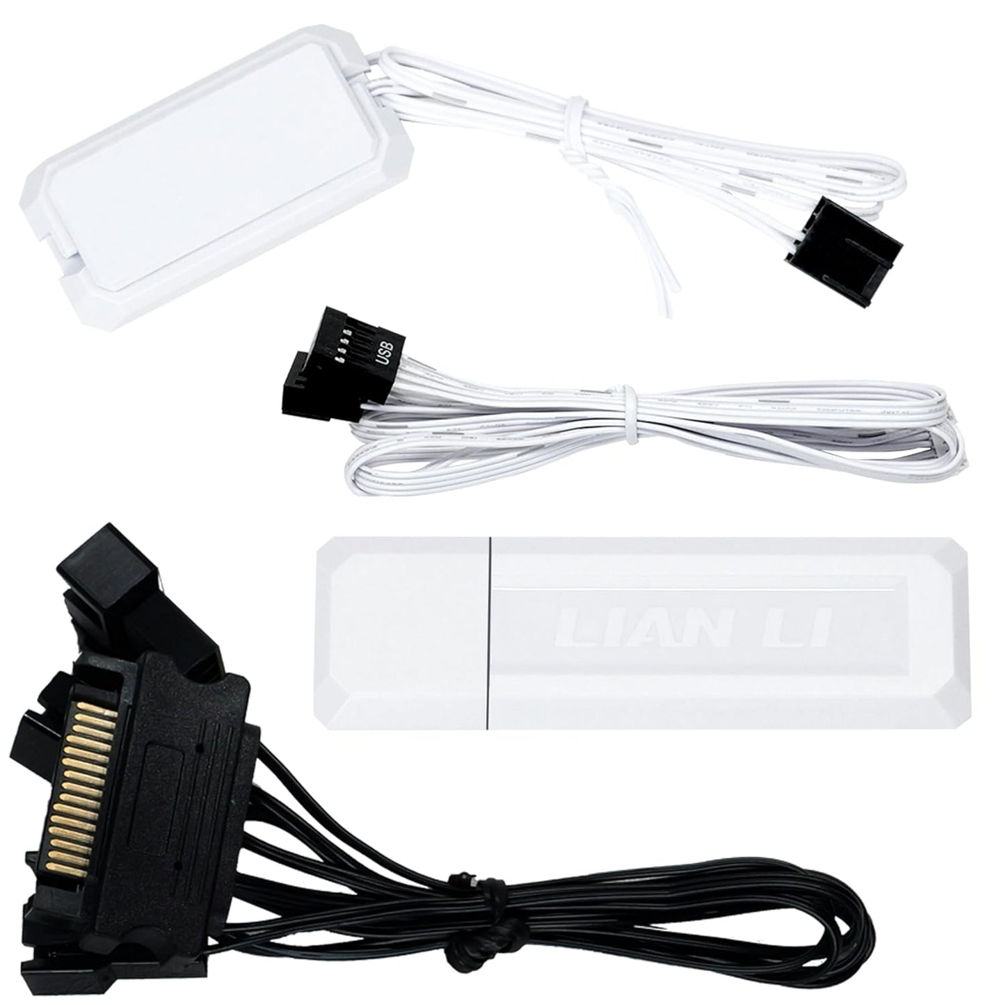 LIAN LI UNI FAN TL - WIRELESS 120 - TRIPLE PACK WHITE G99.12TL1W3W.IN