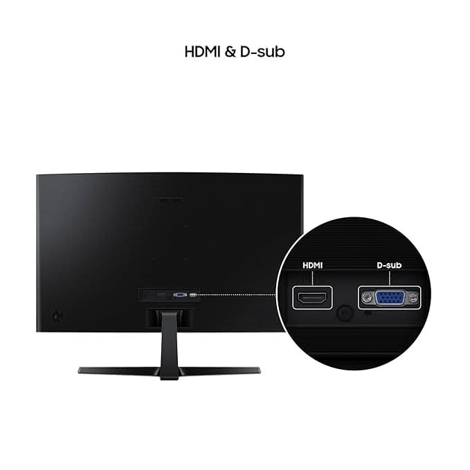 Samsung 27 Inch Game Mode, EyeSaver Mode FHD Curved Monitor