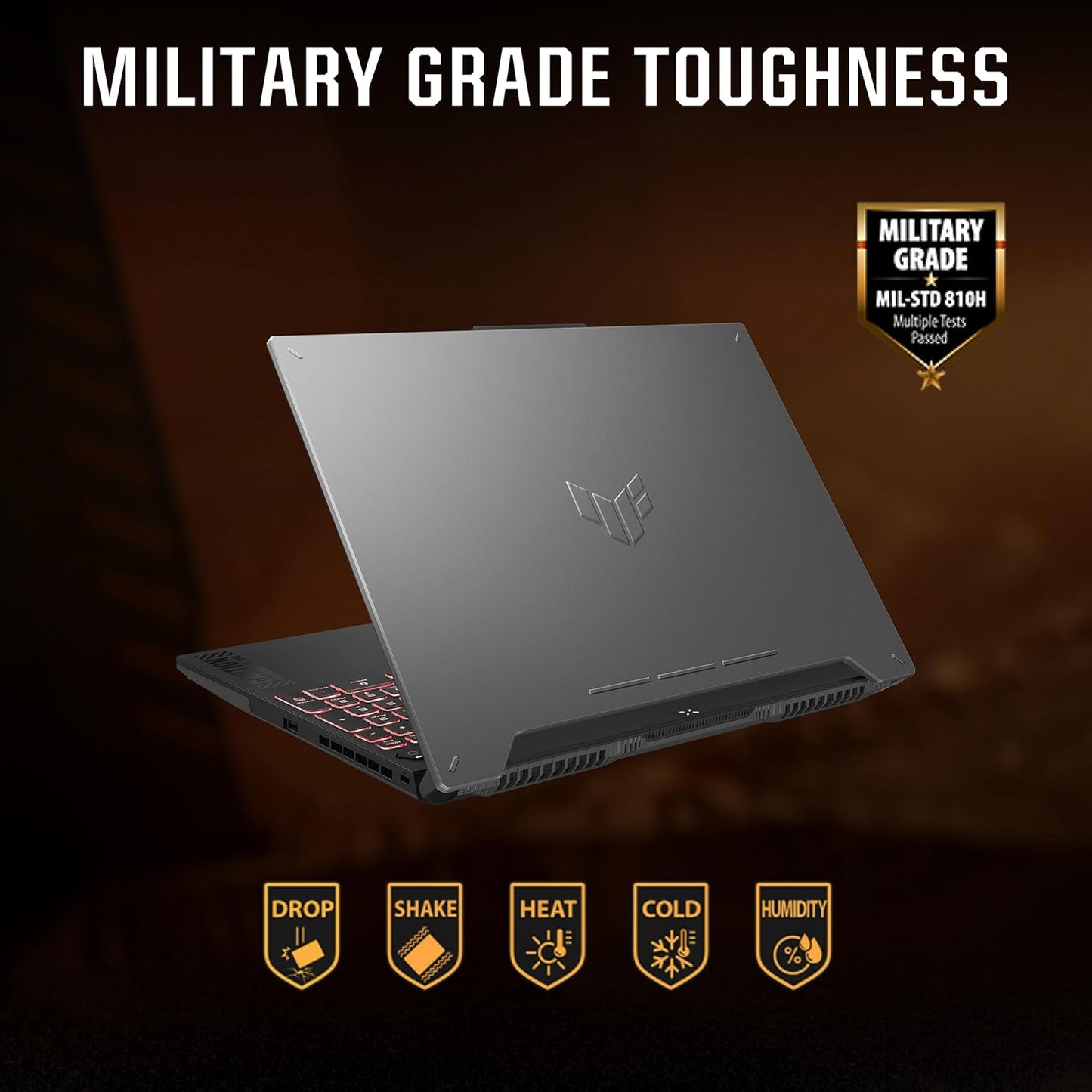 ASUS TUF GAMING A15, GAMING LAPTOP, AMD RYZEN 9 8945H, RTX 4070 GRPH (16GB/1TB/39.62 CMS (15.6) FHD/WIN 11 HOME) FA507UI-LP066WS
