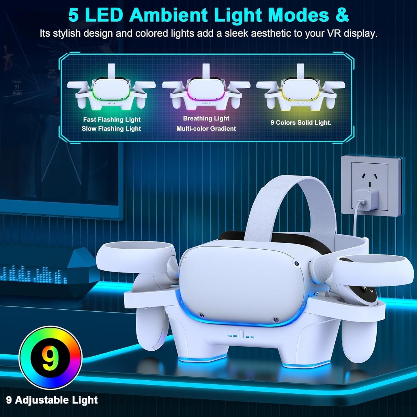 ANT ESPORTS OCULUS CDOQ2 QUEST 2 CHARGING DOCK