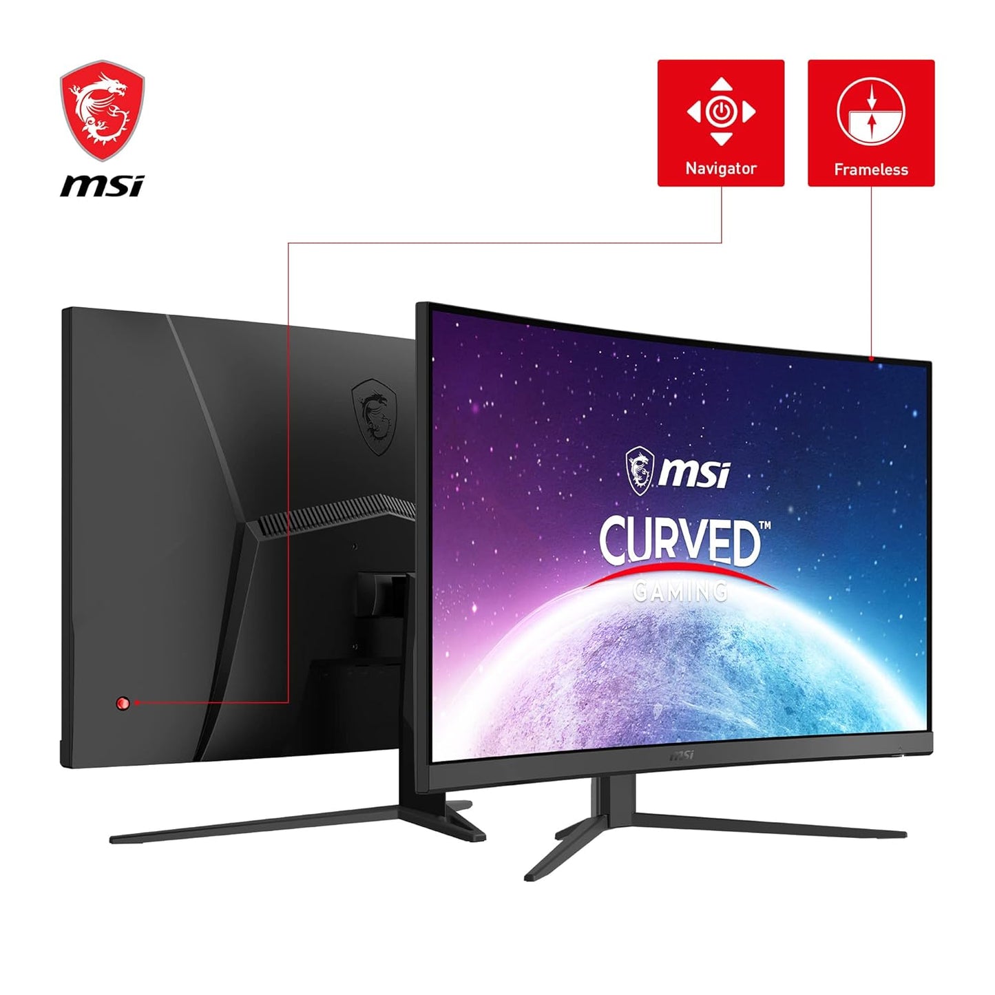 MSI G32C4X 32 INCH FHD CURVED GAMING MONITOR