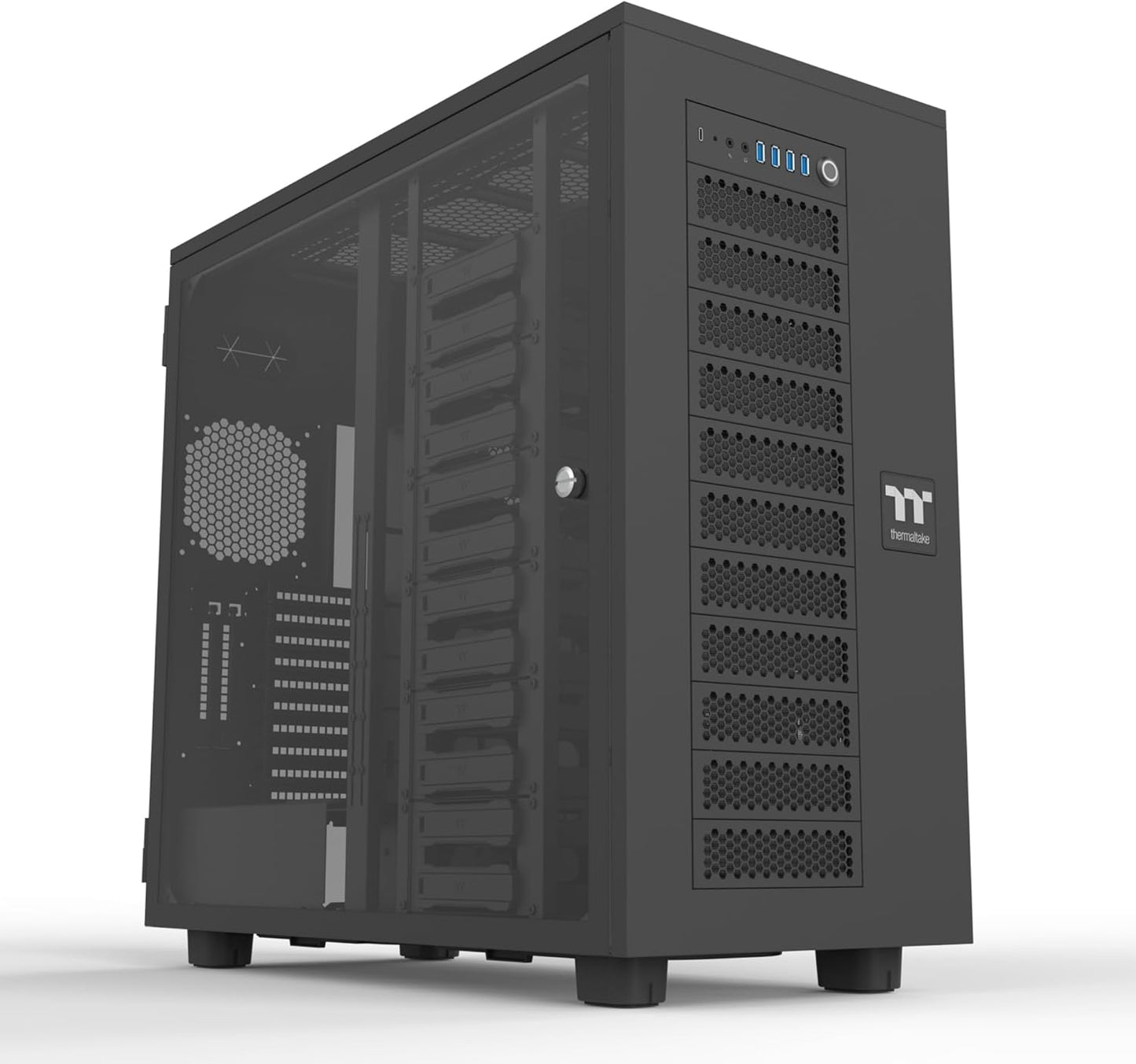 THERMALTAKE AX700 TG SUPER TOWER BLACK CABINET CA-11B-00F1WN-00