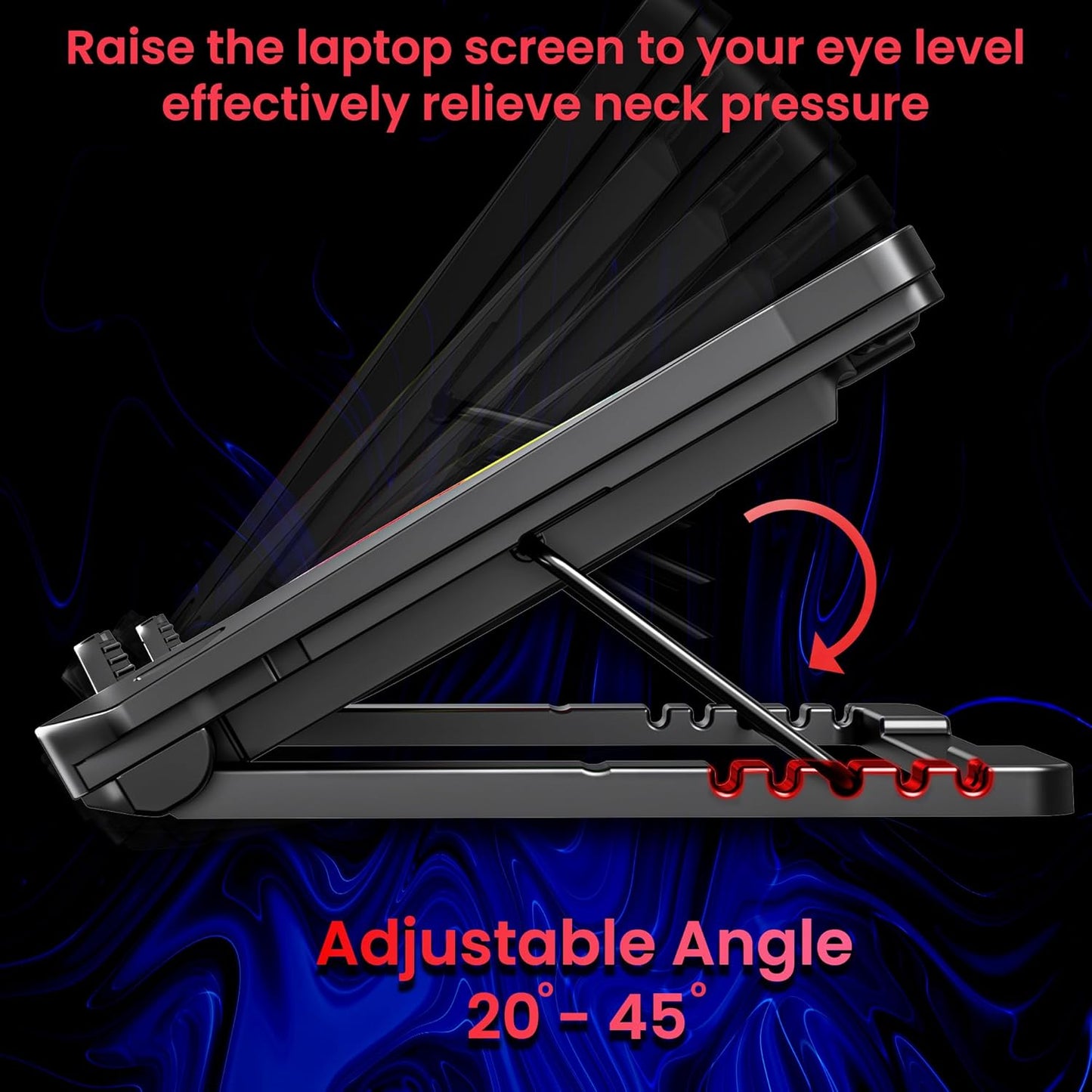 ANT ESPORTS NC281 GAMING LAPTOP COOLING PAD WITH 2 FANS