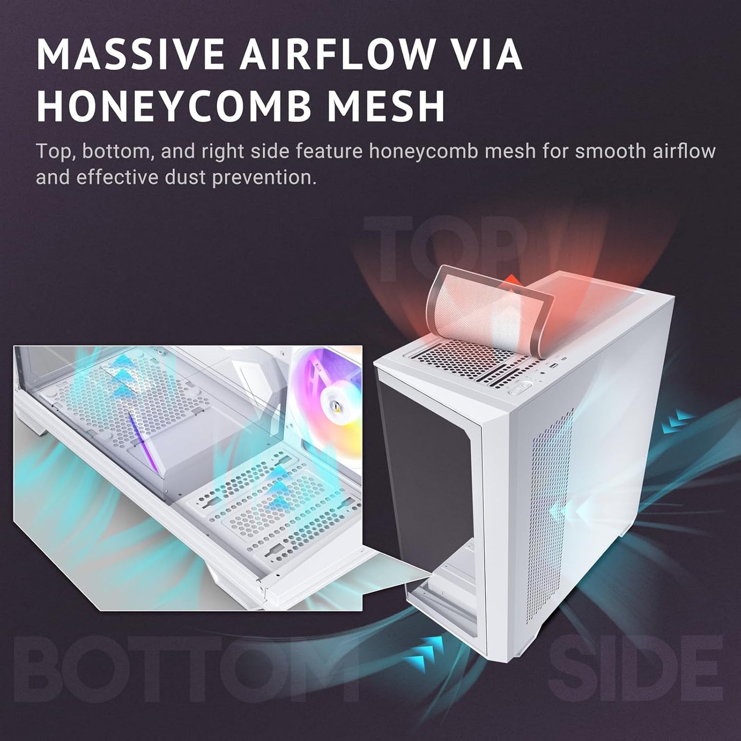 ANTEC C3 ARGB (ATX) MID TOWER CABINET (WHITE)