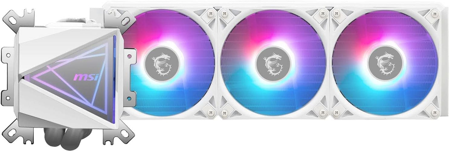 MSI MAG CORELIQUID I360 WHITE - AIO ARGB CPU LIQUID COOLER - WHITE