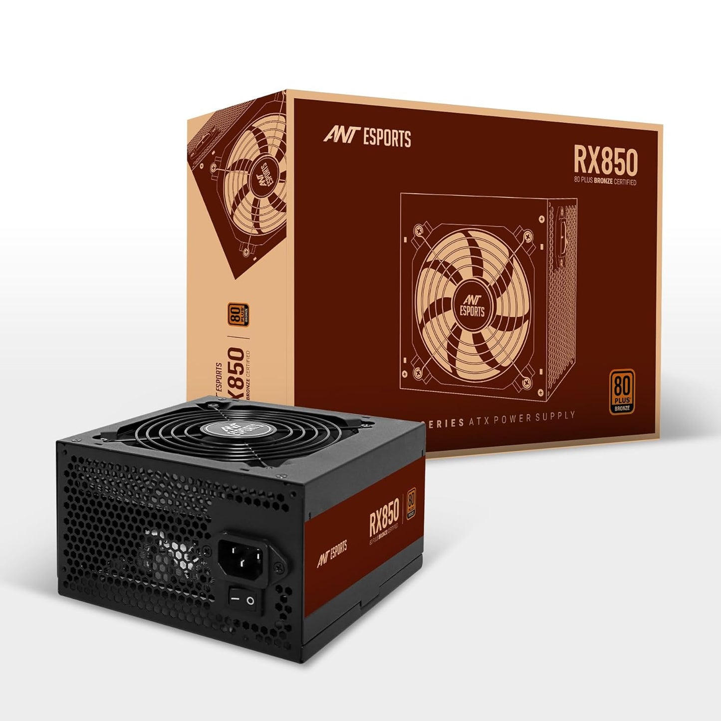 ANT ESPORTS RX850 80 PLUS BRONZE POWER SUPPLY