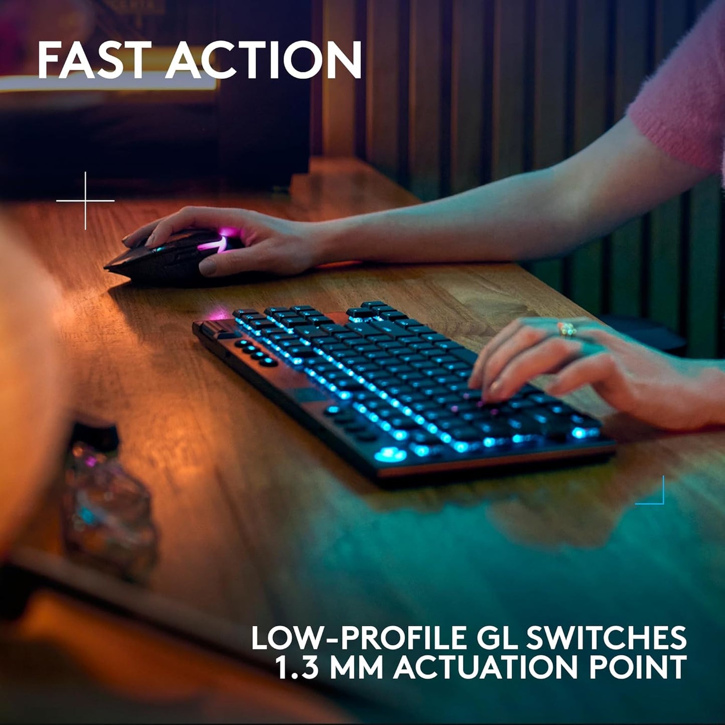 LOGITECH WIRELESS G915 X TKL LOW PROFILE KEYBOARD