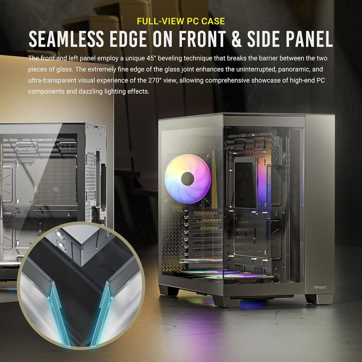 ANTEC C8 CASE FULL-TOWER E-ATX PC CABINET ARGB BLACK