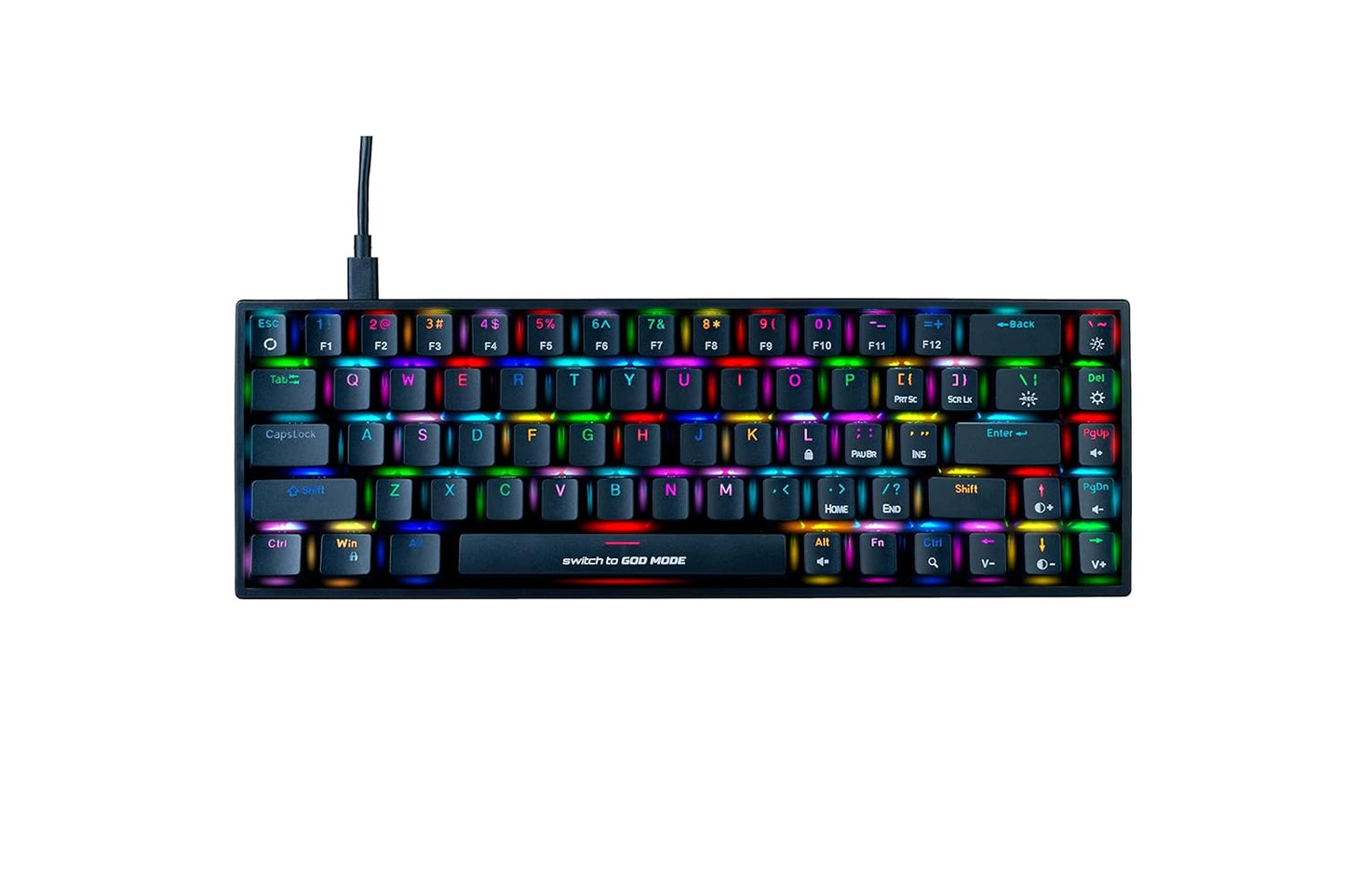 COSMIC BYTE CB-GK-31 ARTEMIS(BLACK) GAMING KEYBOARD RGB RED SWITCH