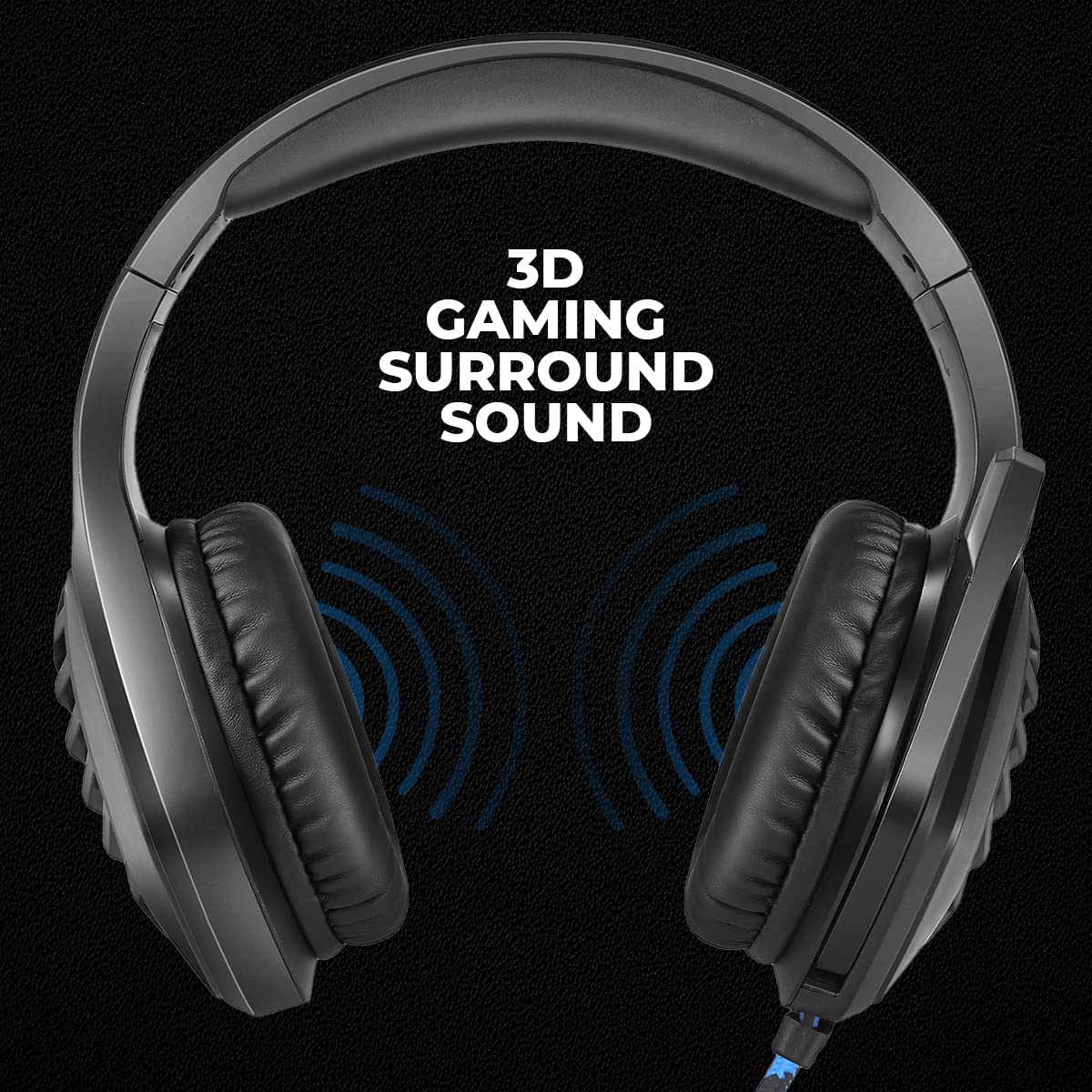 COSMIC BYTE GS430 (BLACK) GAMING HEADPHONE