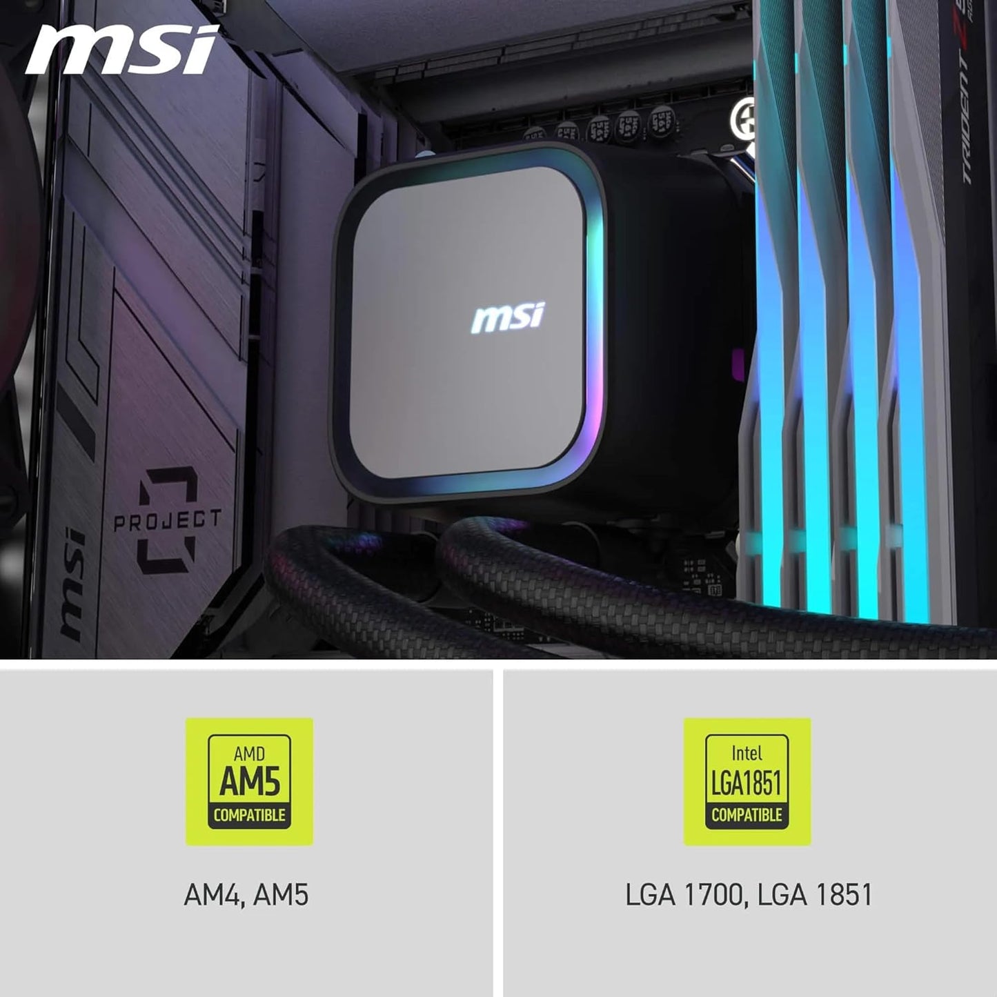 MSI MAG CORELIQUID A13 240 AIO CPU LIQUID COOLER BLACK
