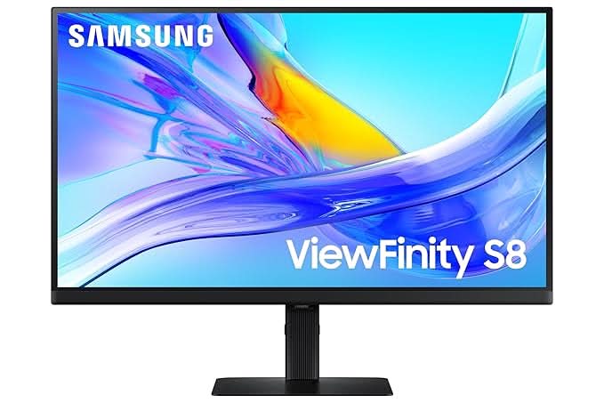 Samsung 27 Inch 4K UHD ViewFinity S8 Monitor LS27D804UAWXXL