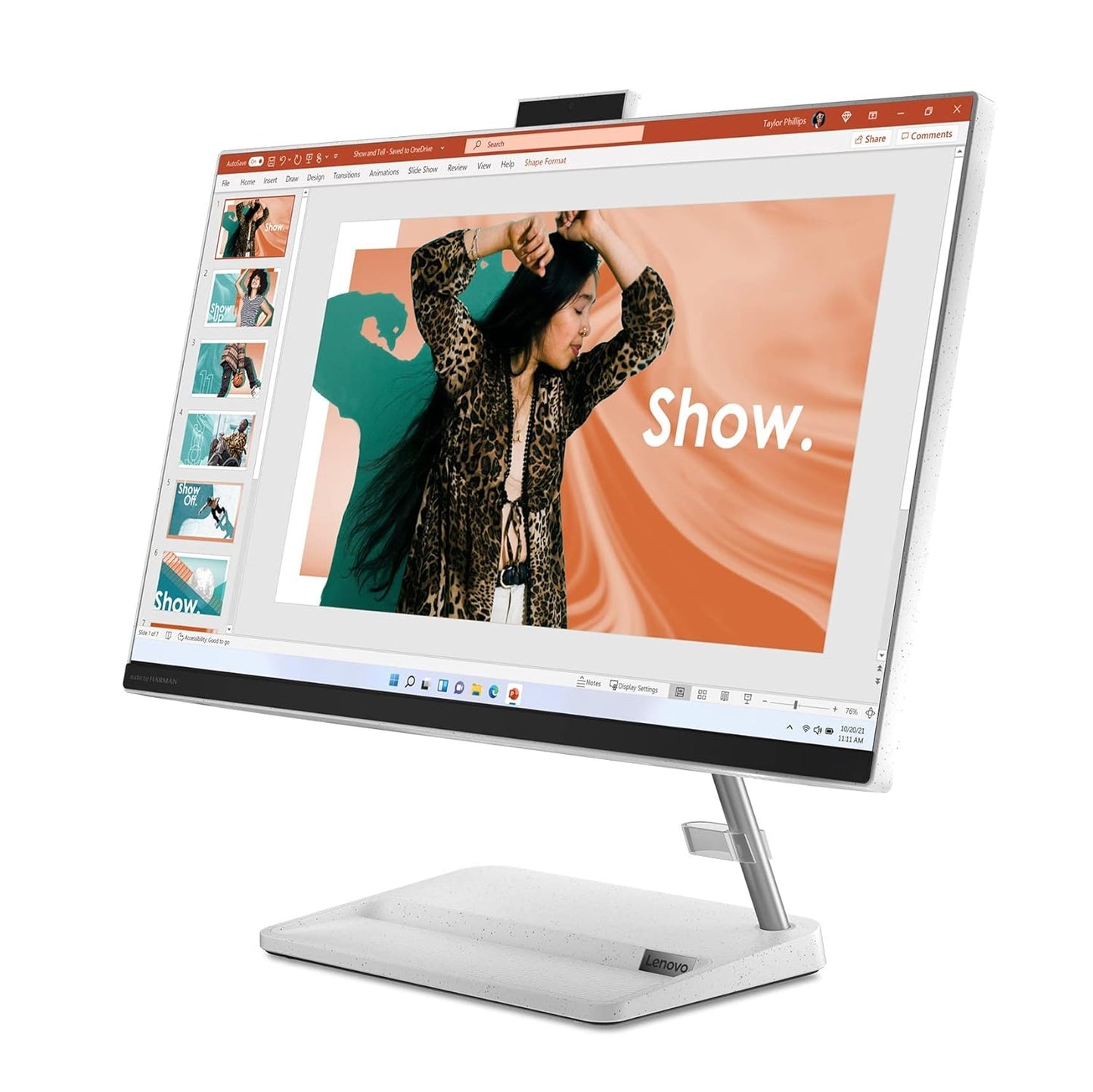 LENOVO IDEACENTRE AIO 3 12TH GEN INTEL I3 23.8 INCH FHD WVA 3-SIDE EDGELESS ALL-IN-ONE DESKTOP WITH ALEXA BUILT-IN (8GB/512GB SSD/WIN11/MS OFFICE 2021/HD 720P CAMERA/WIRELESS KEYBOARD & MOUSE) F0GH017DIN