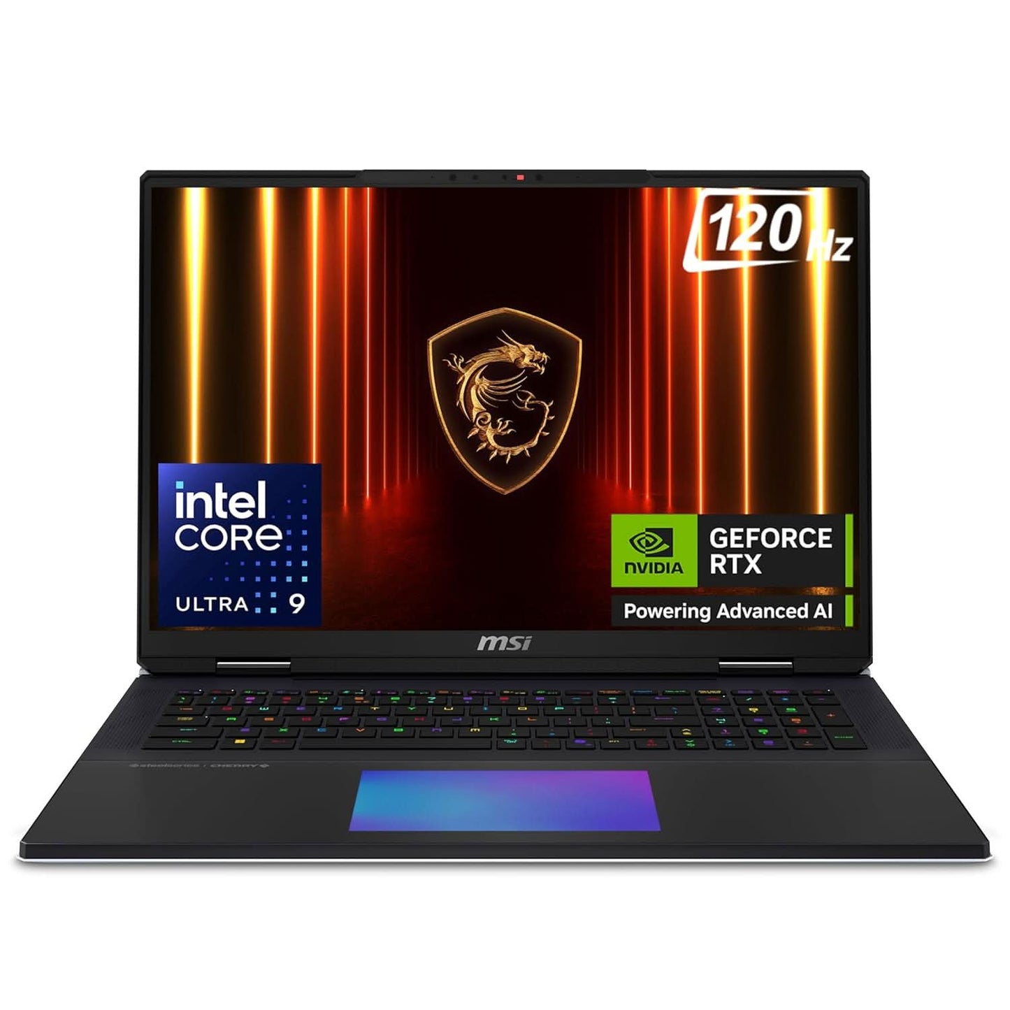 MSI TITAN 18 HX AI,INTEL SERIES 2 CORE ULTRA 9 285HX,46CM UHD+ MINILED 120HZ GAMING LAPTOP(96GB/6TB NVME SSD/WINDOWS 11 HOME/GEFORCE RTX 5090,GDDR7 24GB/CORE BLACK/3.6KG), A2XWJG-297IN