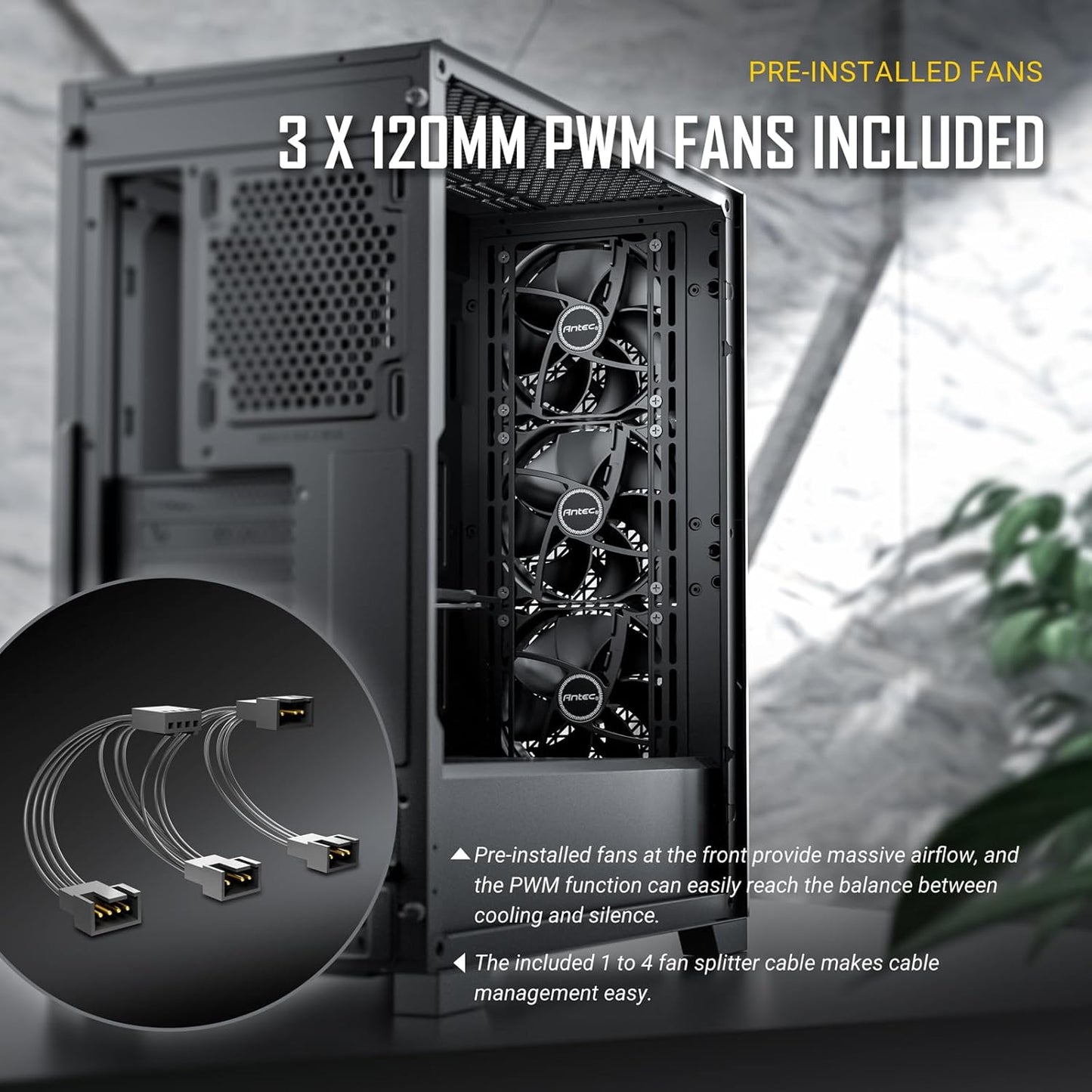 ANTEC P20C (E-ATX) MID TOWER CABINET (BLACK)