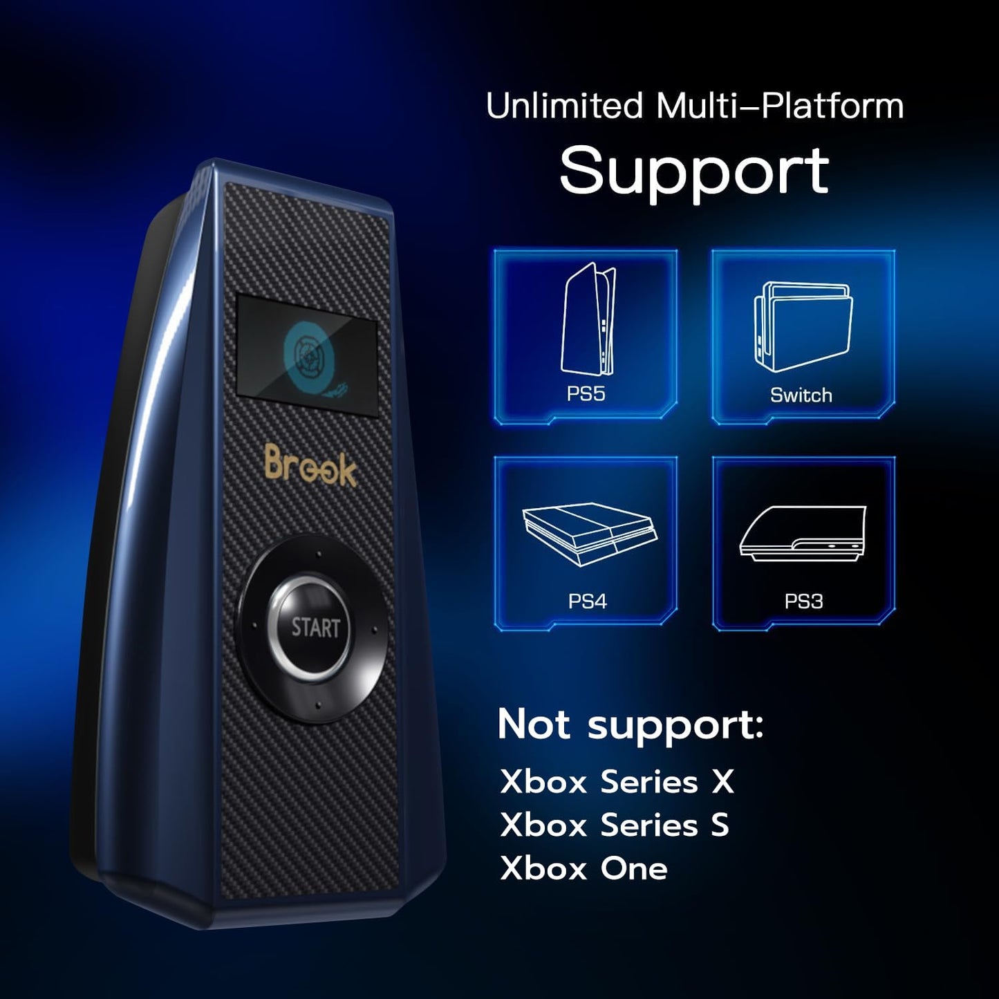 COSMIC BYTE MCBAZEL BROOK RAS1UTION 2 RACING WHEEL CONVERTER ADAPTER FOR PS5, XBOX SERIES X/S, PS4, PS3, XBOX ONE, XBOX 360, SWITCH, SWITCH OLED WITH GAM3GEAR KEYCHAIN, USB TYPE C