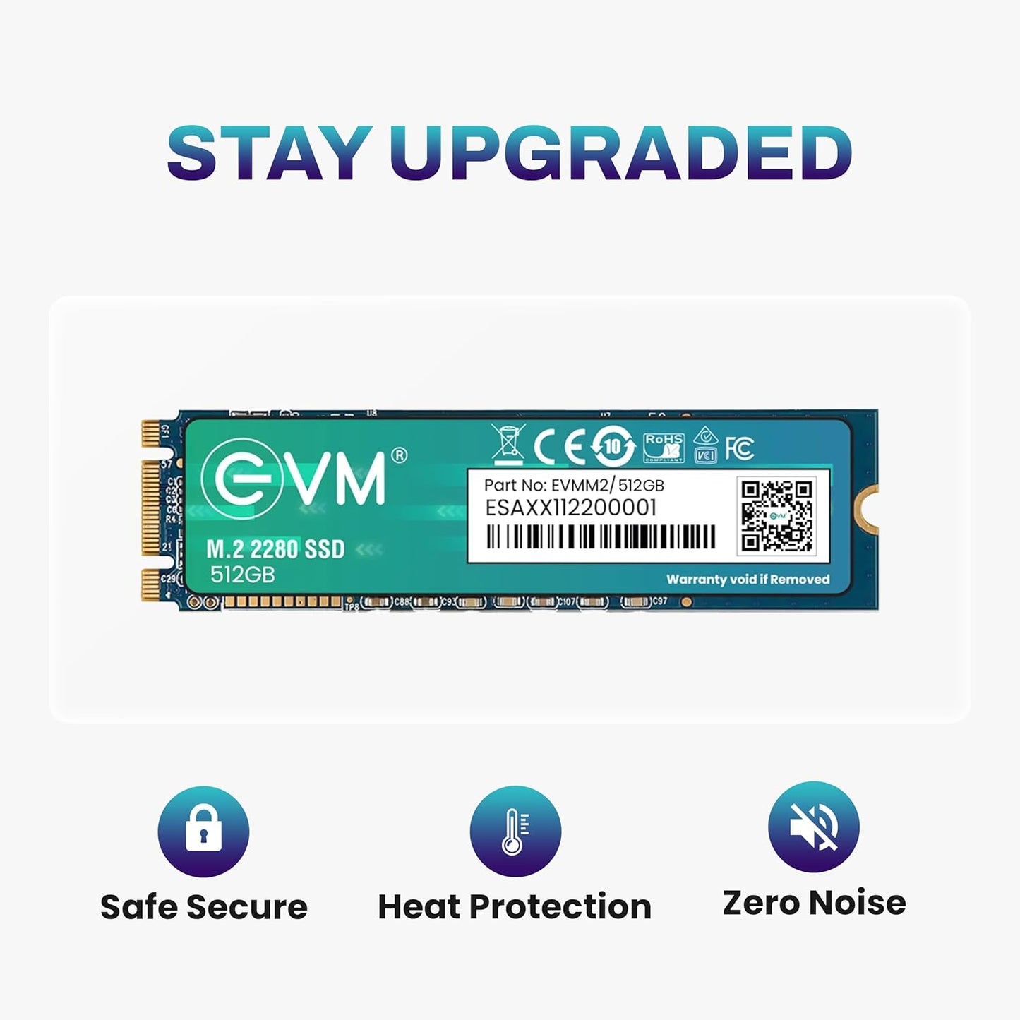 EVM 512GB M.2 INTERNAL SATA SSD EVMM2/512GB