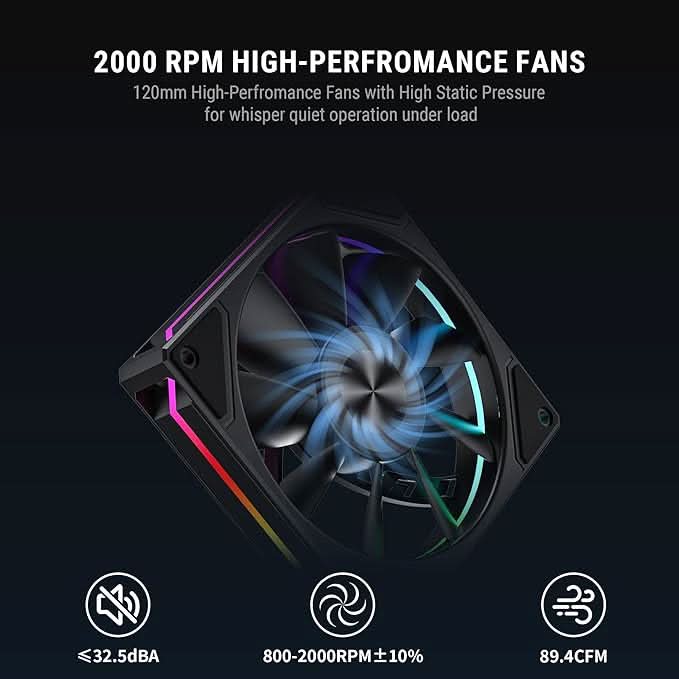 Ant Esports V8 Digital CPU Air Cooler