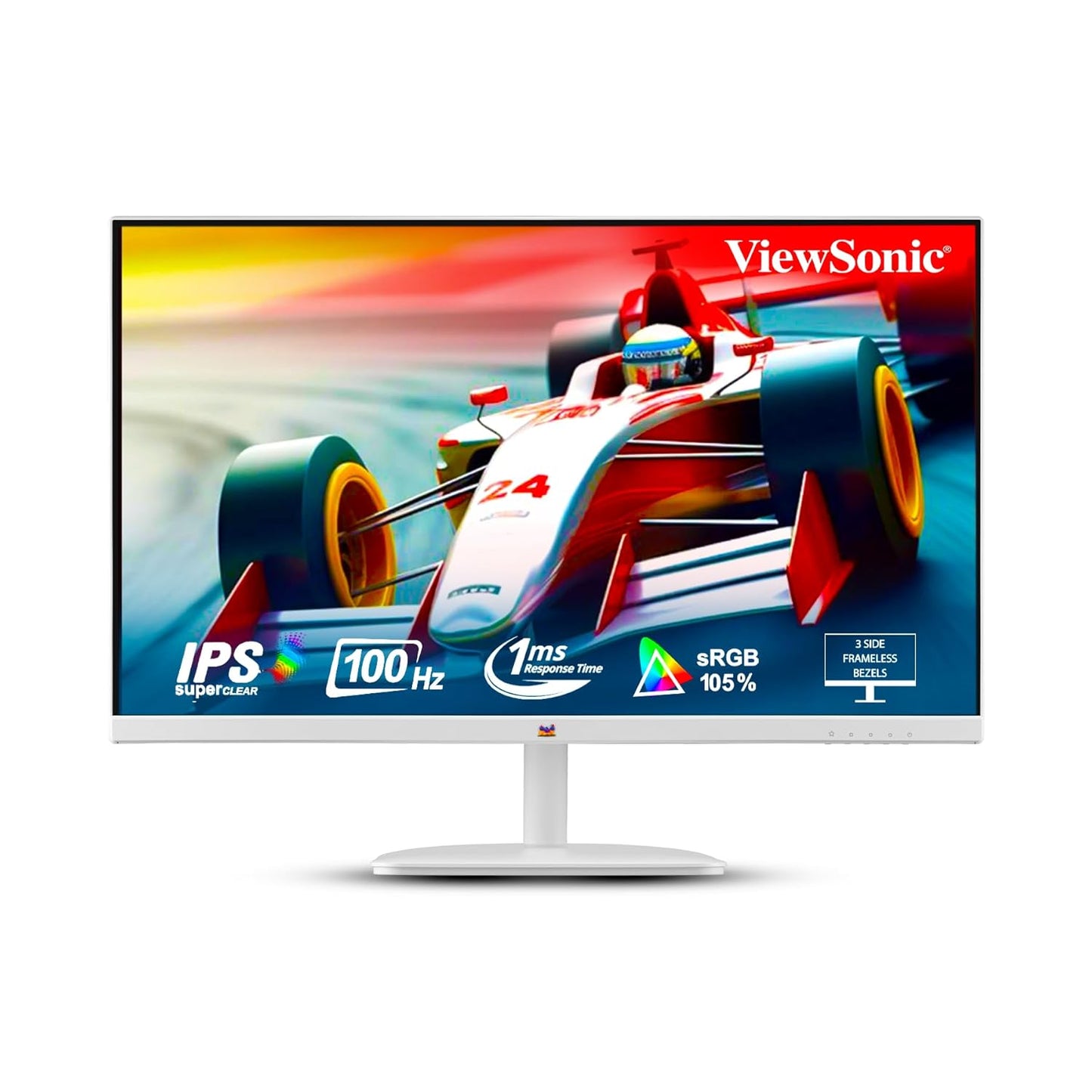 VIEWSONIC VA2432-H-W 24-INCH (60.96 CM) FULL HD1080P IPS MONITOR