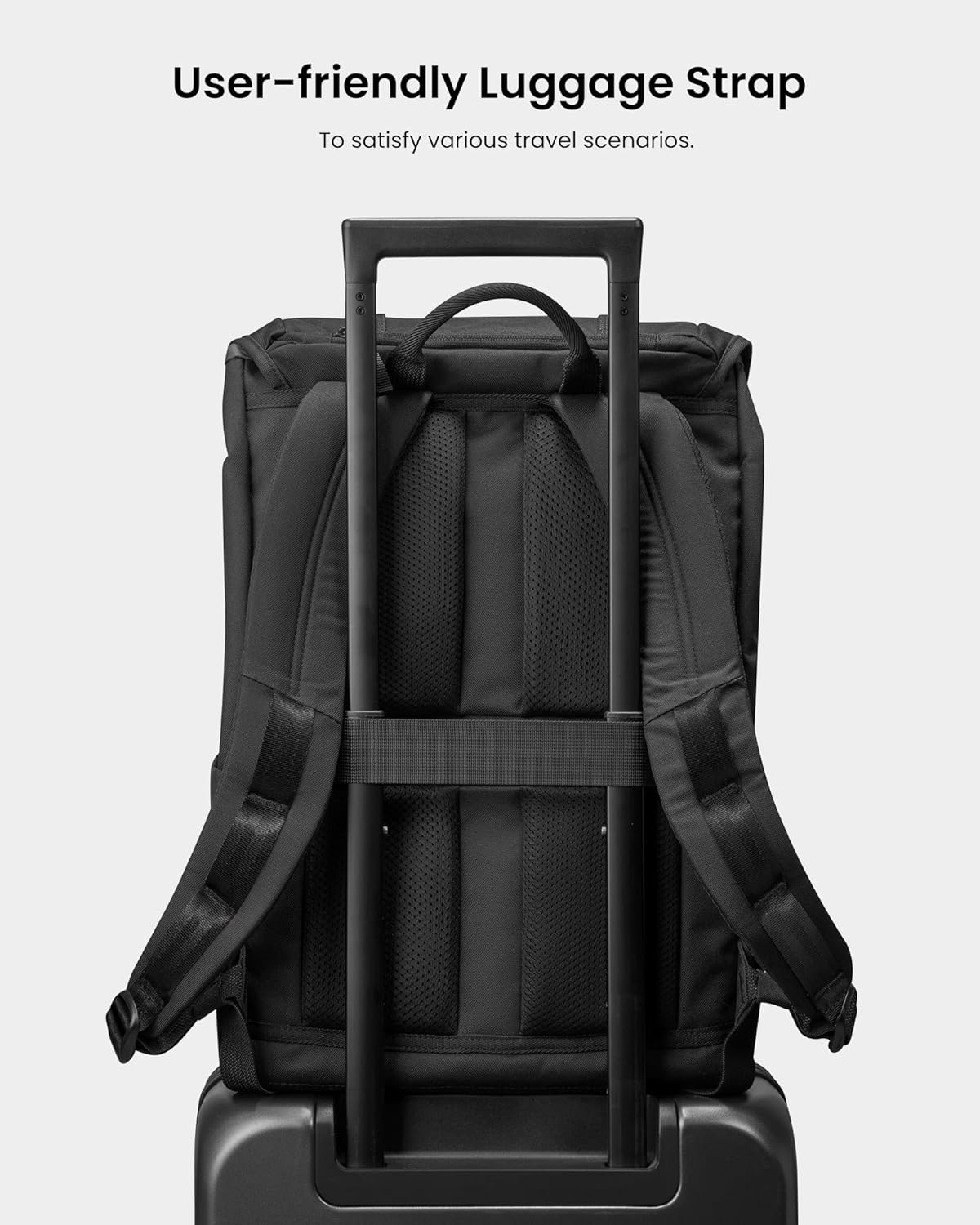 TOMTOC VINTPACK-TA1 22L LAPTOP BACKPACK 15.6 INCH/22L-DARK GRAY