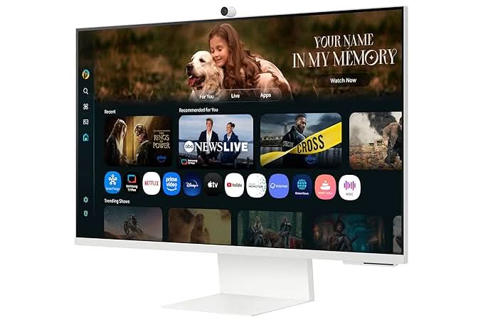 Samsung 32 Inch UHD 4K M8 Vision AI Smart Monitor LS32FM801UWXXL