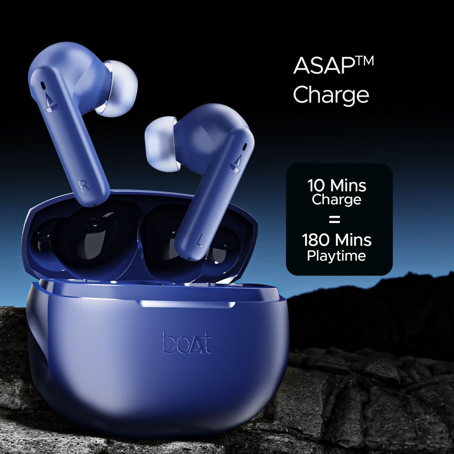 Boat Airdopes 170 TWS in Earbuds Bluetooth v5.3 (Tranquil Blue)