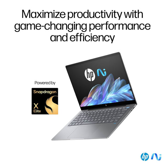 HP OMNIBOOK X LAPTOP, SNAPDRAGON X ELITE X1E-78-100,14INCH(35.6 CM),2.2K TOUCH DISPLAY,IPS,16GB LPDDR5X,1TB SSD,NEXT GEN WINDOWS, COPILOT +,BLUE,1.34 KG,14-FE0121QU