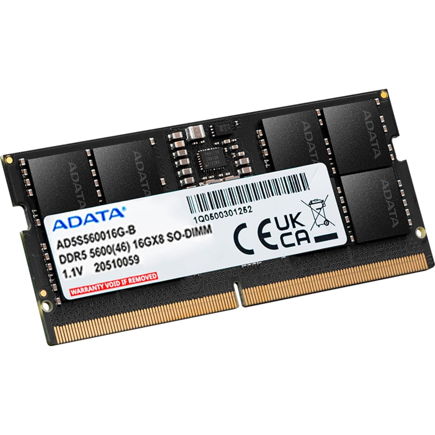 ADATA 16GB (1X16GB) 5600MHZ CL46 SO-DIMM LAPTOP RAM (AD5S560016G-S)