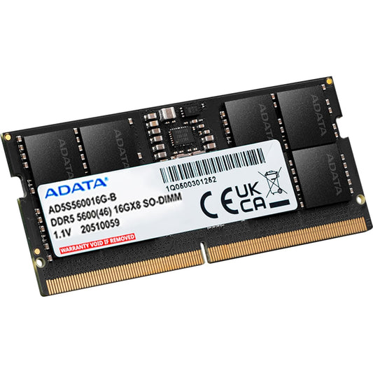 ADATA 16GB (1X16GB) 5600MHZ CL46 SO-DIMM LAPTOP RAM (AD5S560016G-S)