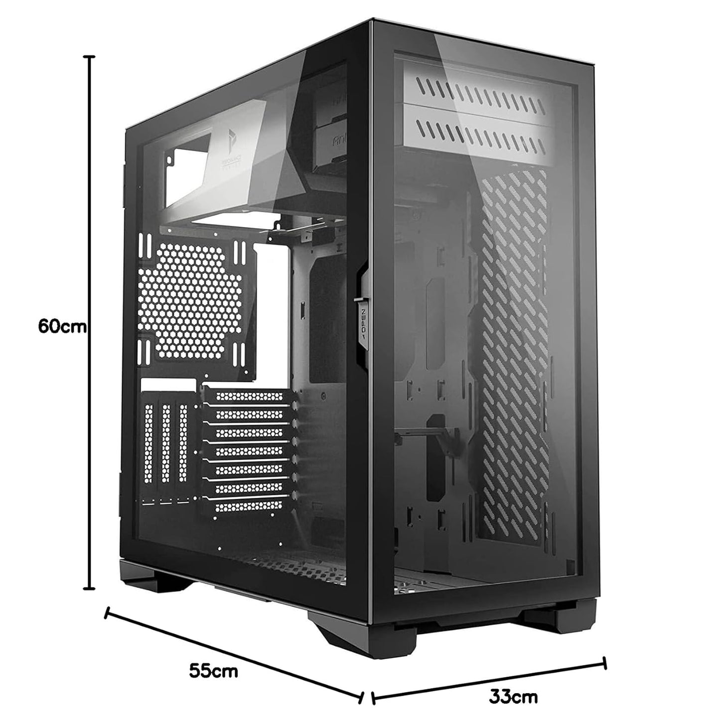 ANTEC P120 CRYSTAL MID-TOWER E-ATX CABINET