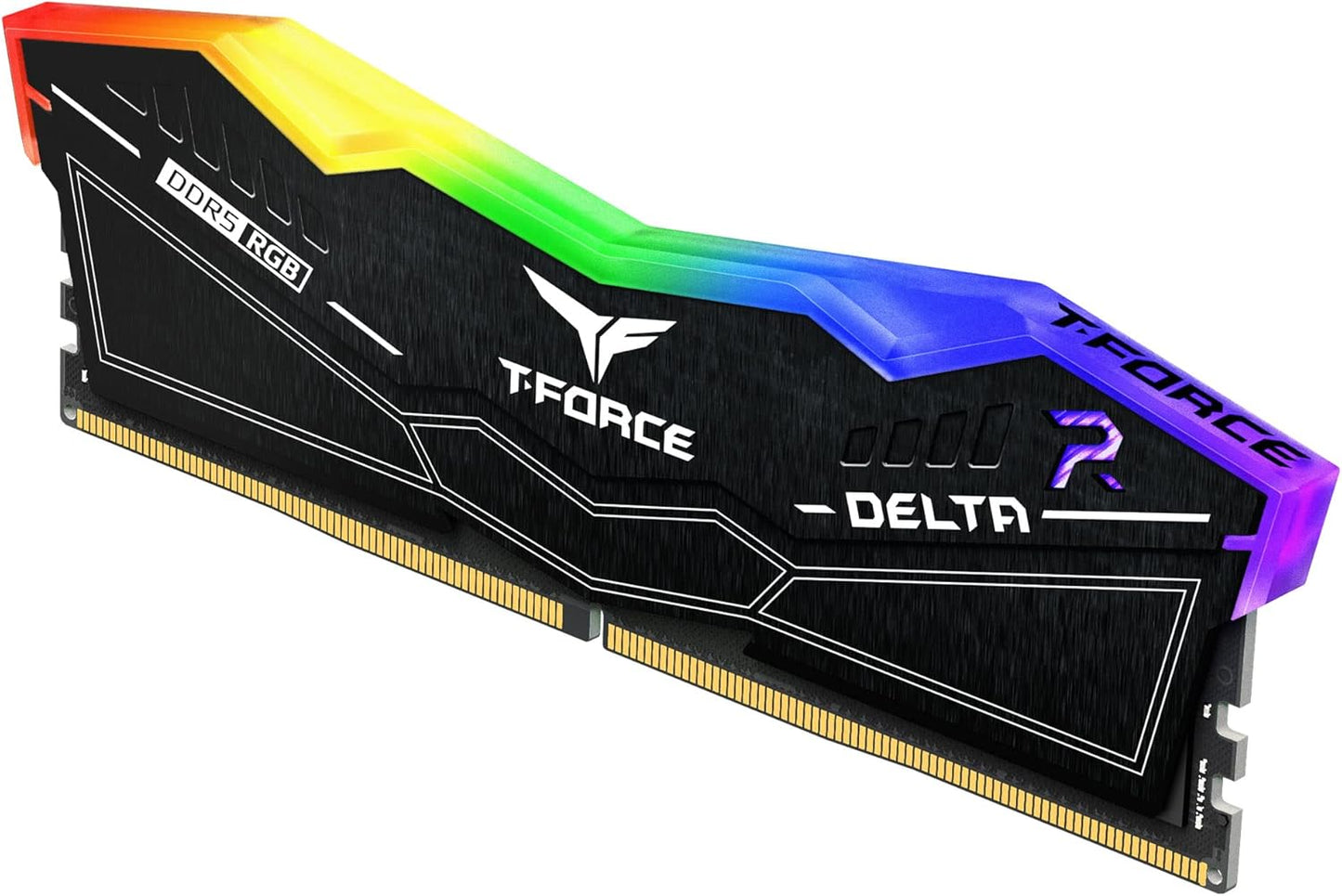 TEAMGROUP T-FORCE DELTA RGB 32GB (16GBX2) DDR5 7200MHZ DESKTOP RAM (BLACK)