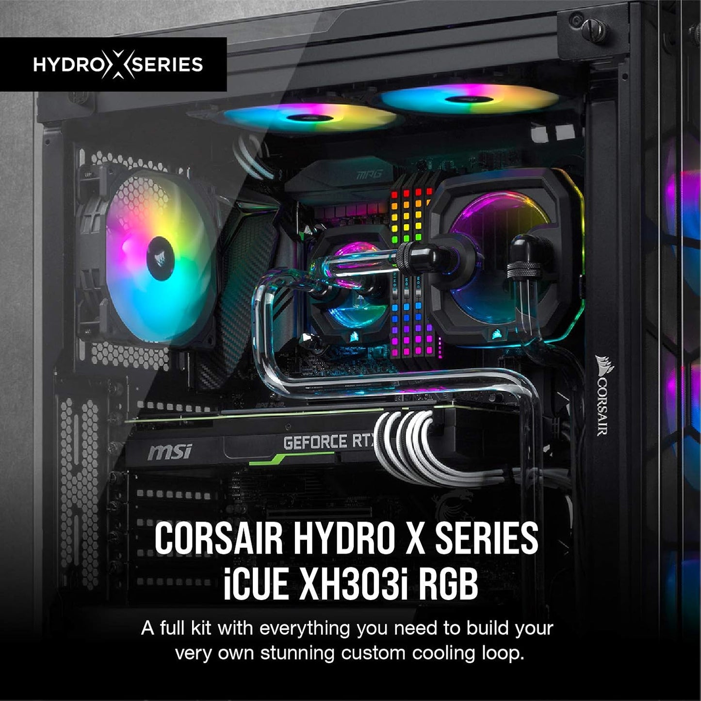CORSAIR HYDRO X SERIES, ICUE XH303I RGB CUSTOM COOLING KIT