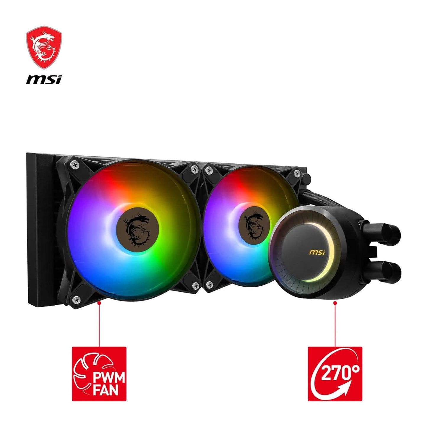 MSI MAG CORELIQUID E240 AIO CPU LIQUID COOLER BLACK