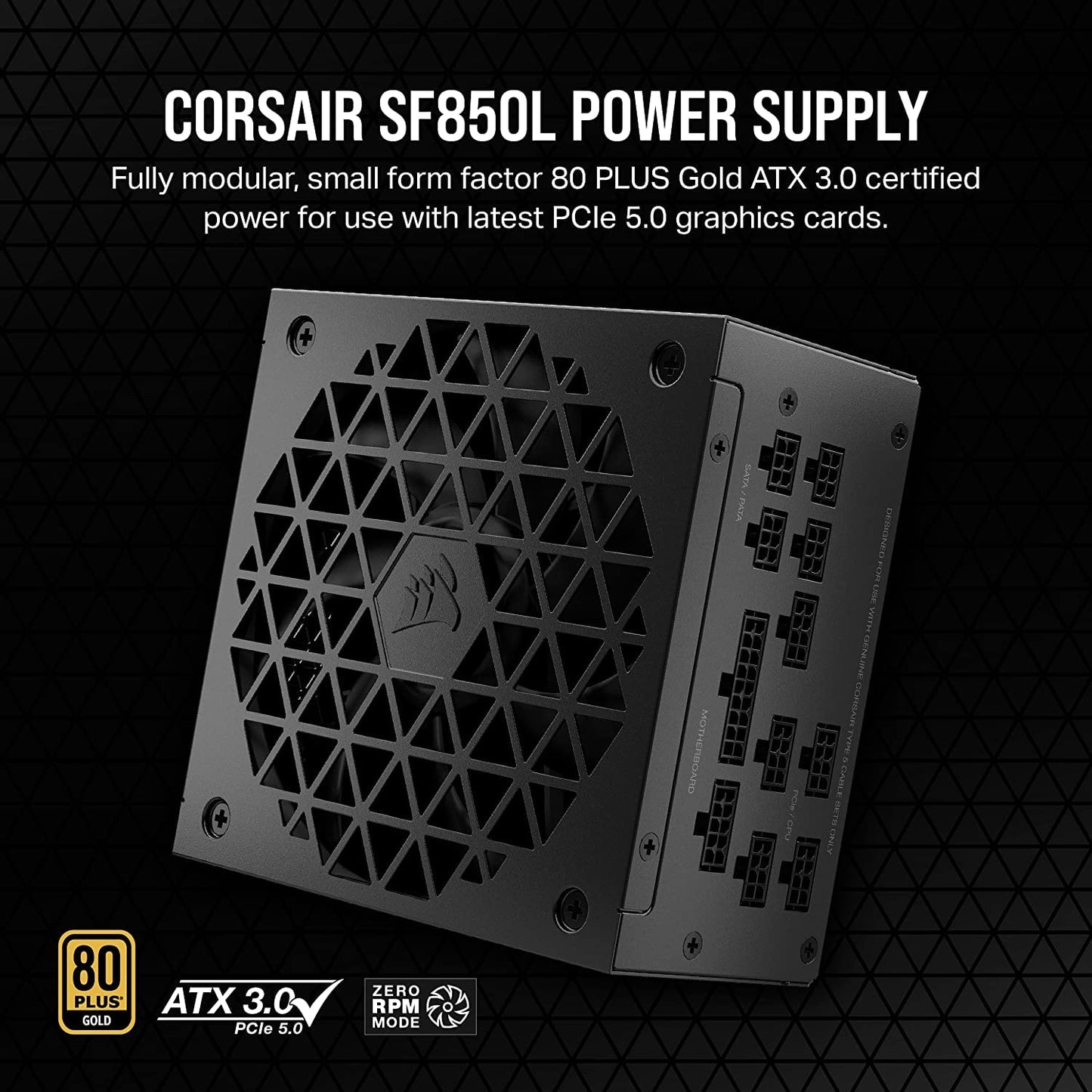 CORSAIR SF-L SERIES SF1000L FULLY MODULAR SFX POWER SUPPLIES WITH ATX 3.0 (CP-9020246-IN)