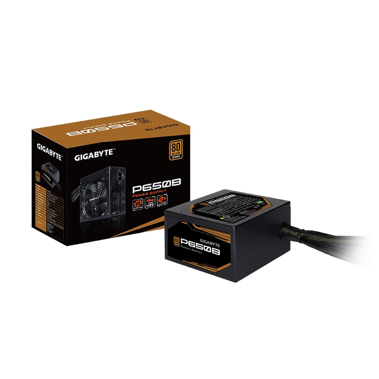 GIGABYTE 650W P650B 80 PLUS BRONZE NON MODULAR SMPS