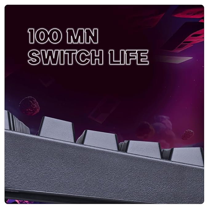 COSMIC BYTE CB-GK-38 TRINITY (BLACK) GAMING KEYBOARD RGB BLUE SWITCH