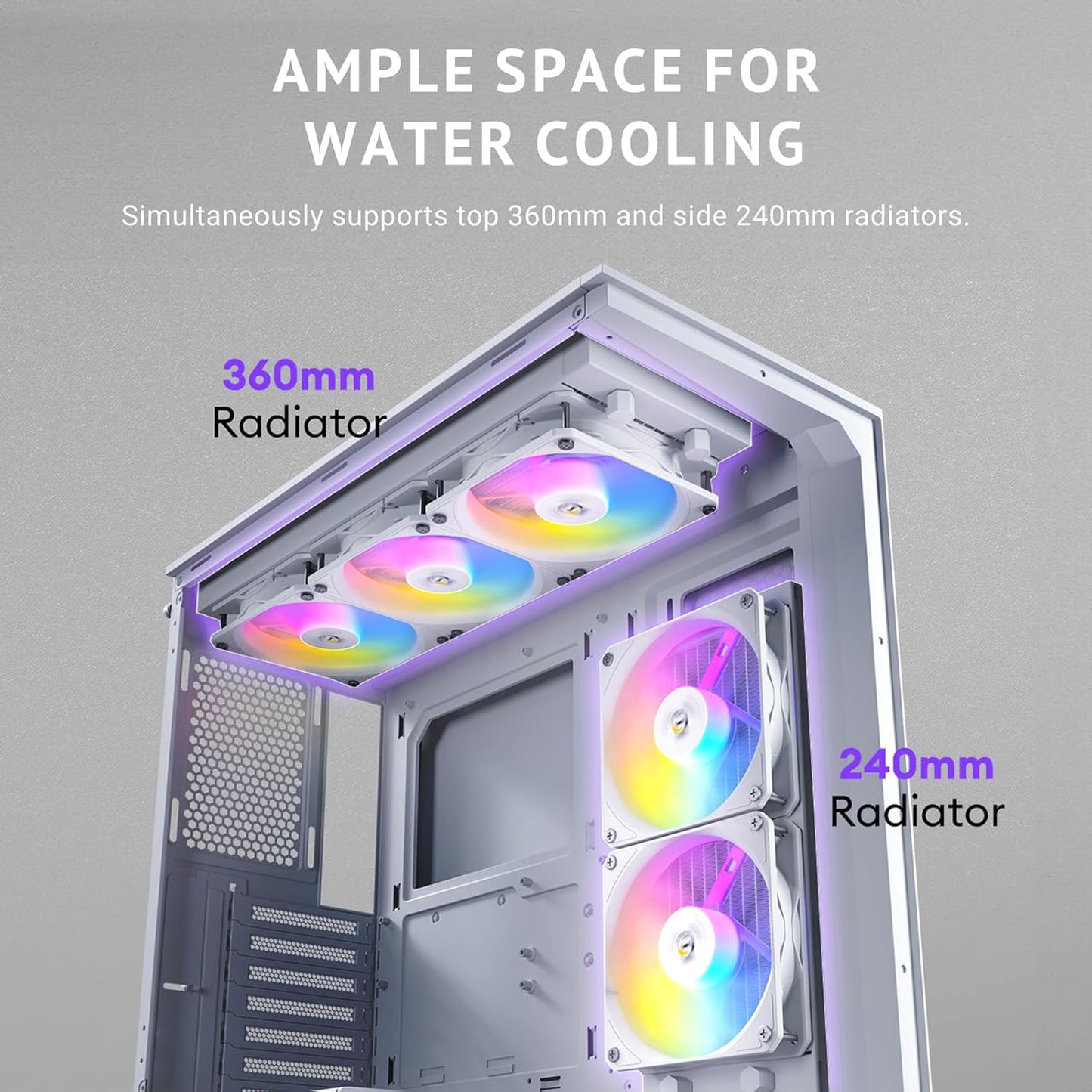 ANTEC C3 ARGB (ATX) MID TOWER CABINET (WHITE)