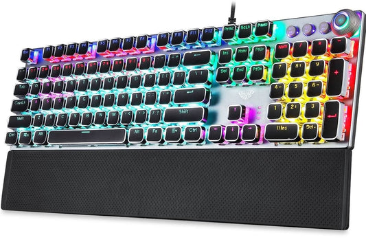 AULA F2088 WIRED MECHANICAL KEYBOARD BLACK