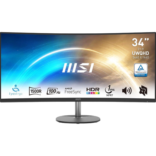 MSI PRO MP341CQ 34-INCH FULL HD COMPUTER MONITOR (BLACK)