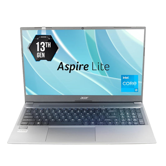 ACER ASPIRE LITE, 13TH GEN, INTEL CORE I3-1305U, 8GB RAM, 512GB SSD, FULL HD, 15.6"/39.62CM, WINDOWS 11 HOME, STEEL GRAY, 1.59KG, AL15-53 UN.34YSI.013