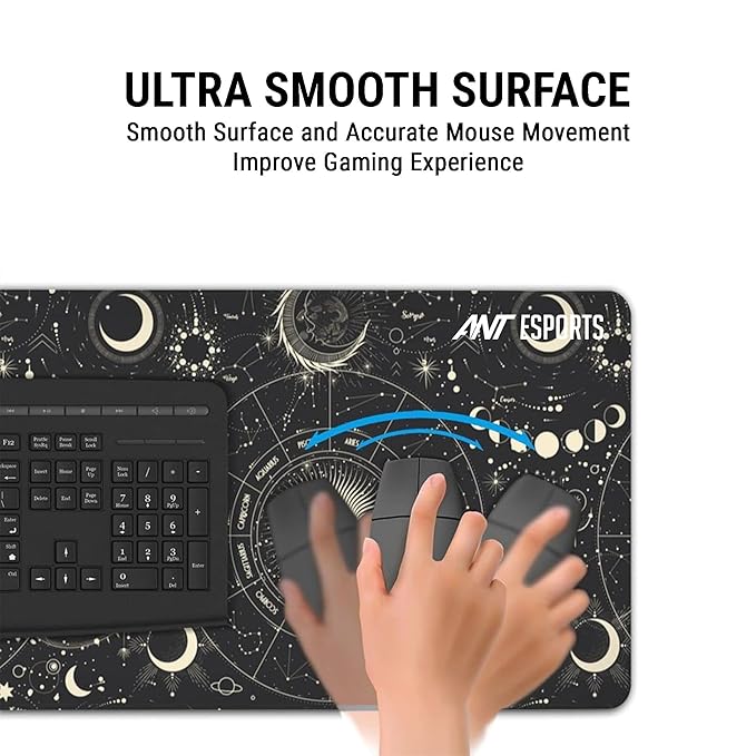 ANT ESPORTS UNIVERSE GAMING MOUSEPAD - BLACK
