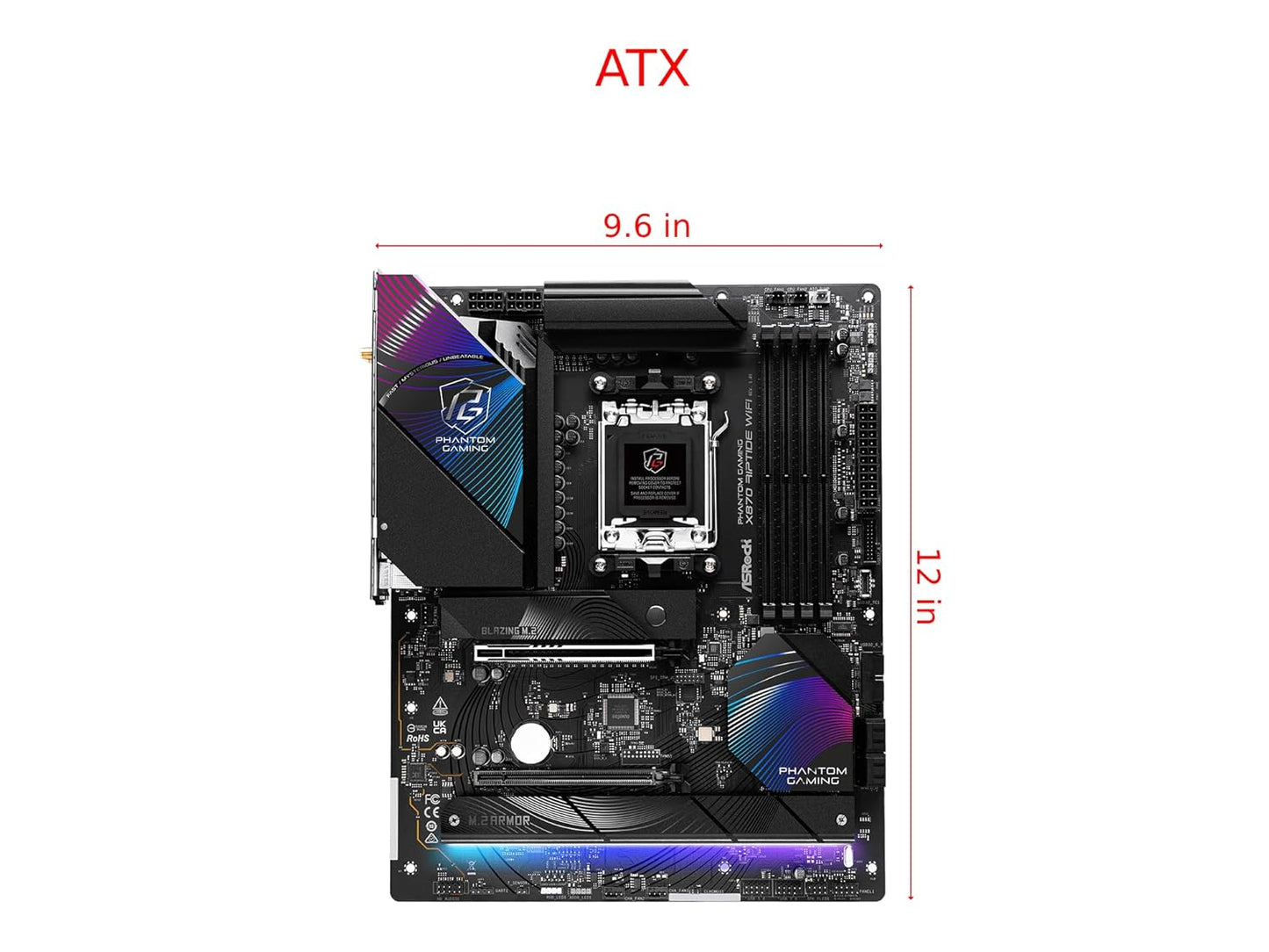 ASROCK PHANTOM GAMING X870 RIPTIDE WIFI MOTHERBOARD